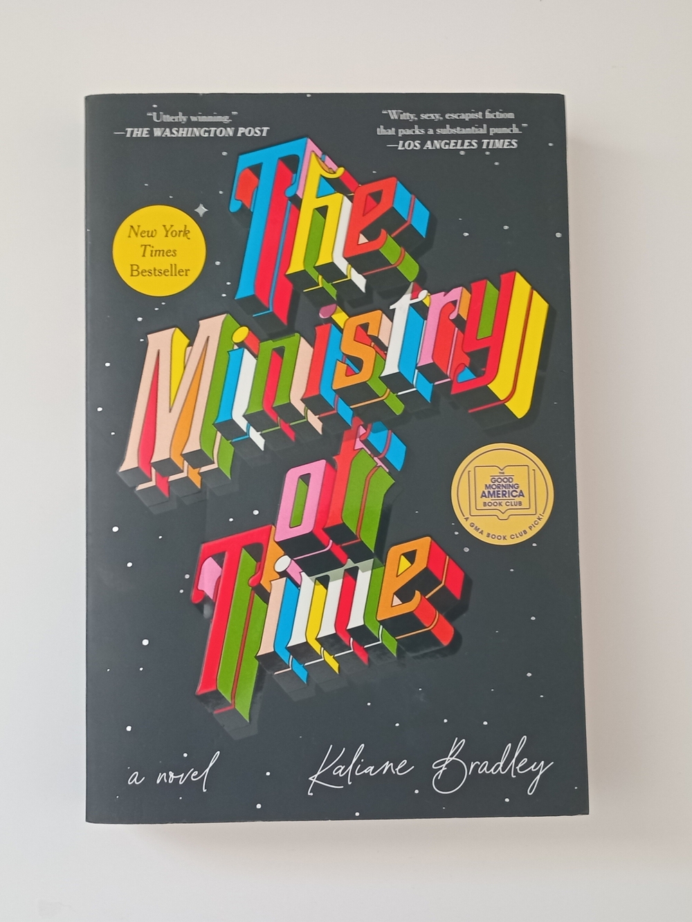 The Ministry of Time by Kaliane Bradley Paperback Sci-Fi Romance Novel